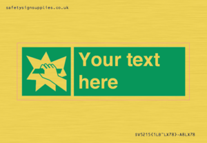 Custom Break Glass Sign